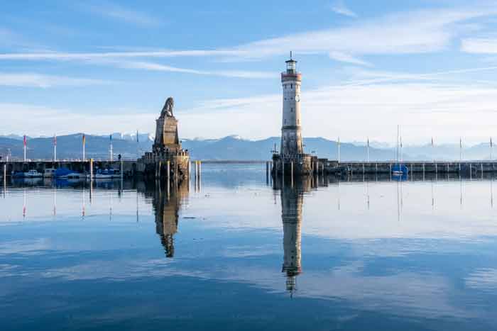 Hafeneinfahrt Lindau am Bodensee