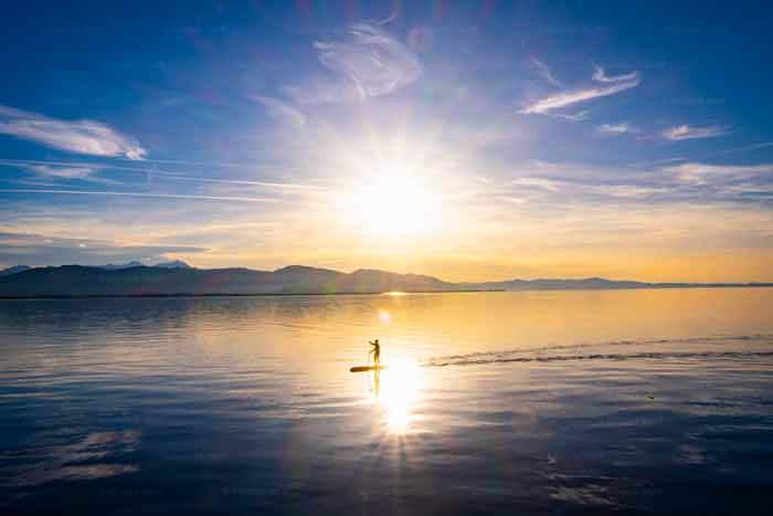 Sonnenuntergang am Bodensee